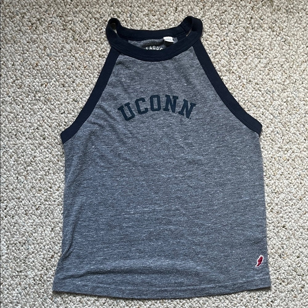 UCONN Gray and Navy Tank Top